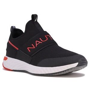 New Nautica Men's Casual Slip-On ZENTONSneakers Shoes Black/Red/White